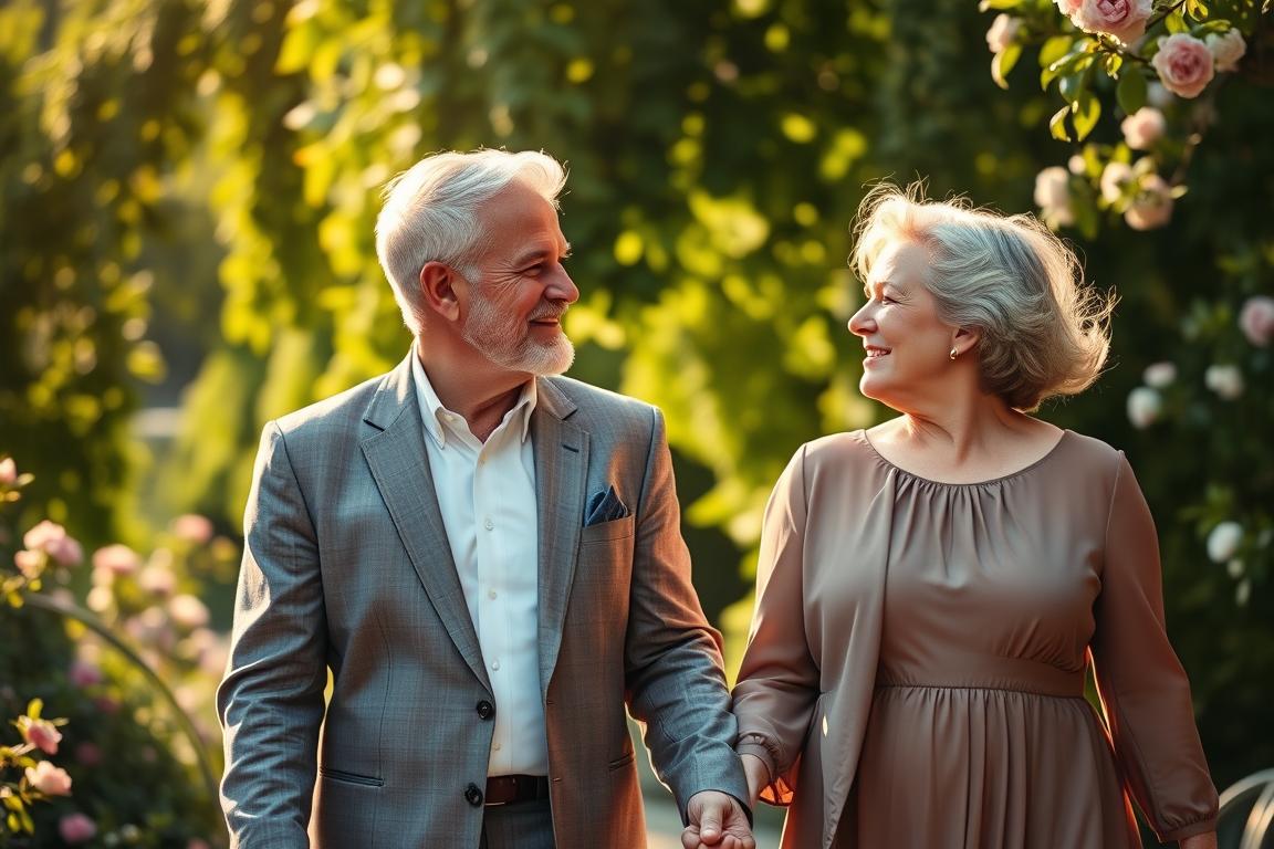Amor na Maturidade: Homens Redescobrindo o Romance Pós-50.